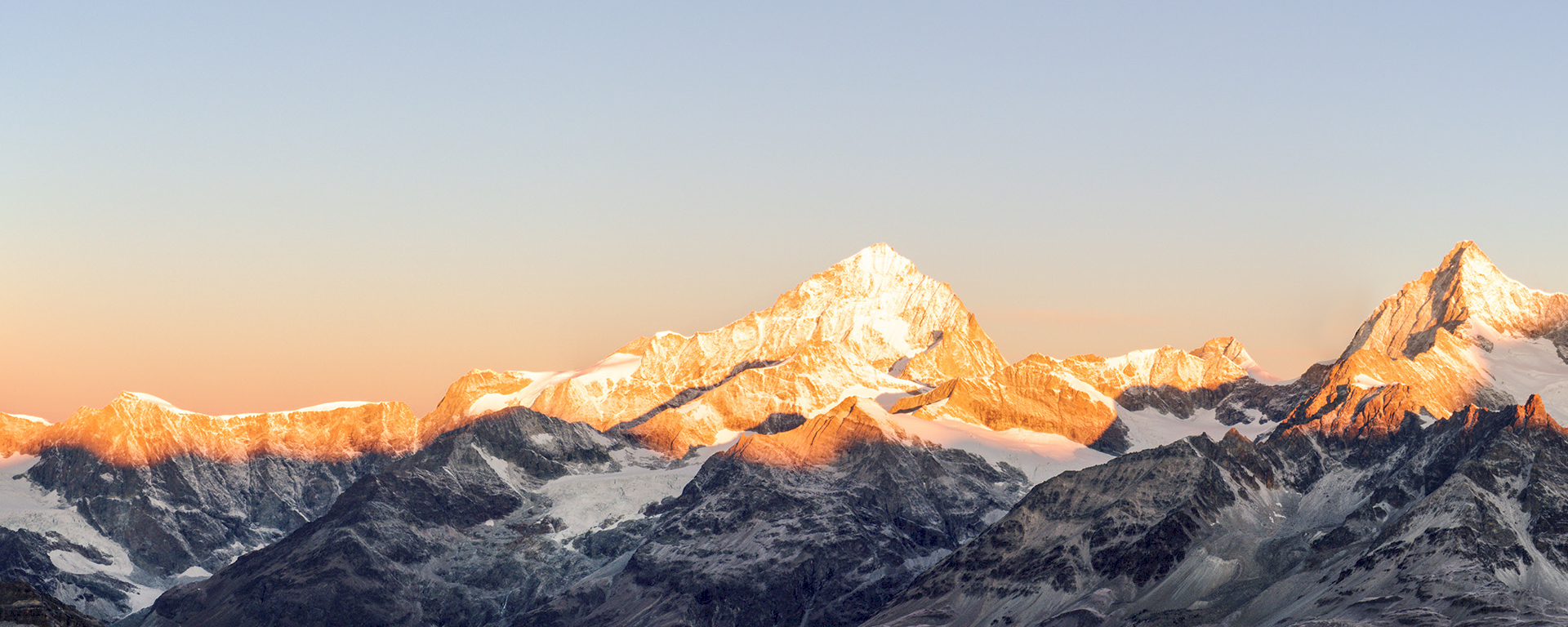 Mountain range in Switzerland