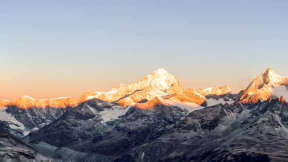 Mountain range in Switzerland