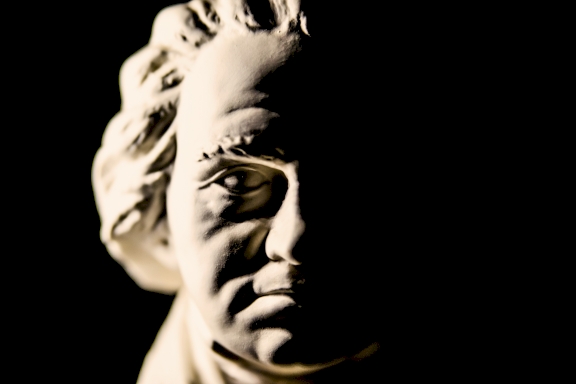 Sculpture of Beethoven