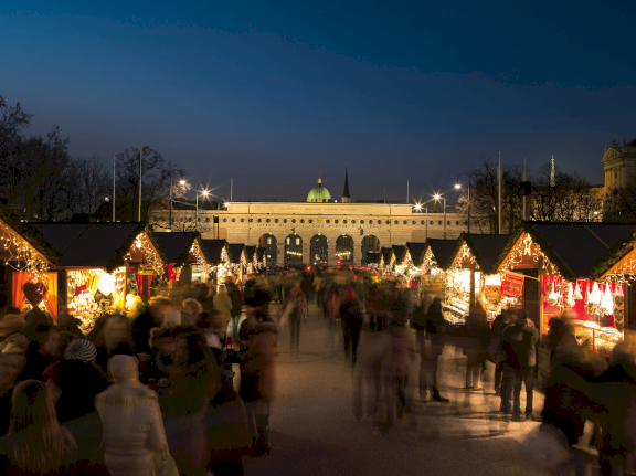 Christmas Village at Maria-Theresien-Platz Copyright: © WienTourismus/Christian Stemper
